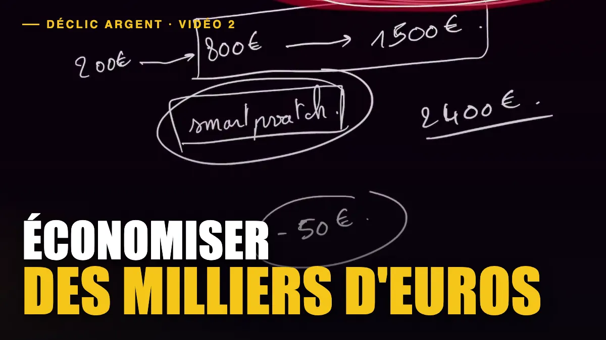 Miniature de la deuxième vidéo : économiser des milliers d’euros cette année, calcul manuscrit d’un achat de 200 à 2 400 euros