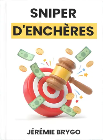Couverture du livre Sniper d'Enchères, méthode pour acheter au meilleur prix sur un site de seconde main