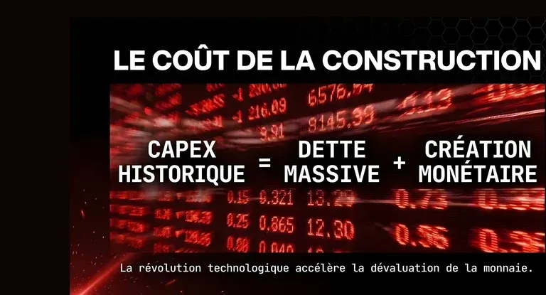 CAPEX, dette et création monétaire : la consommation énergie intelligence artificielle accélère la dévaluation