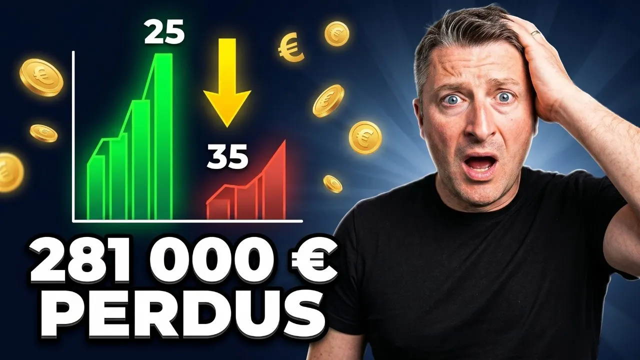 Investir jeune : pourquoi chaque année de retard te coûte une fortune