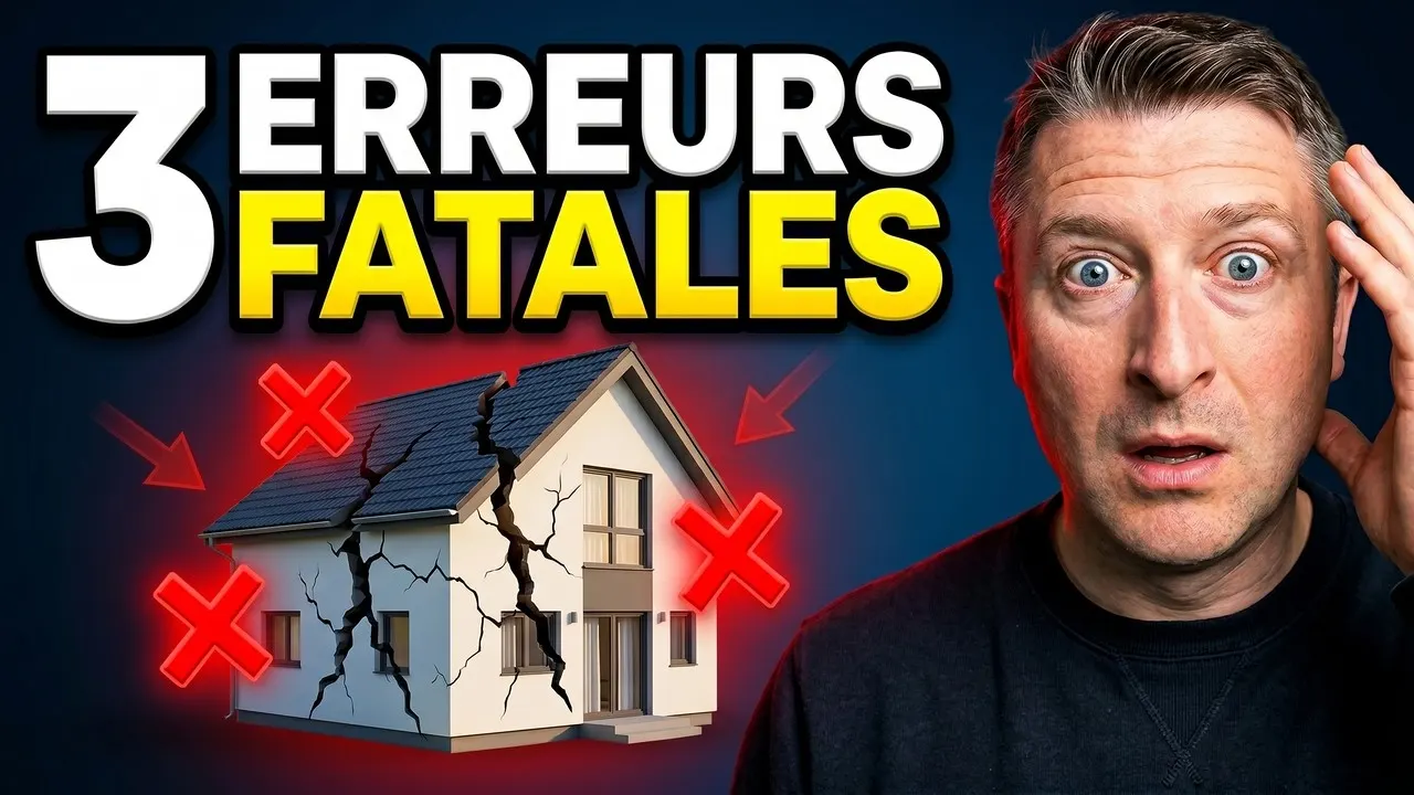 Erreurs achat immobilier : les 3 à éviter, en vidéo