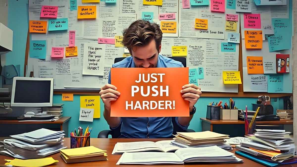 Burnout just push harder mission simplification gestion du temps