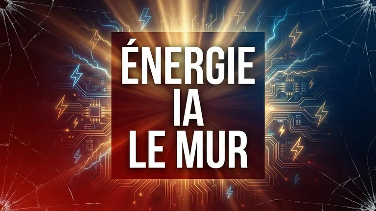 Consommation énergie intelligence artificielle : le mur énergétique entre puces IA et production électrique