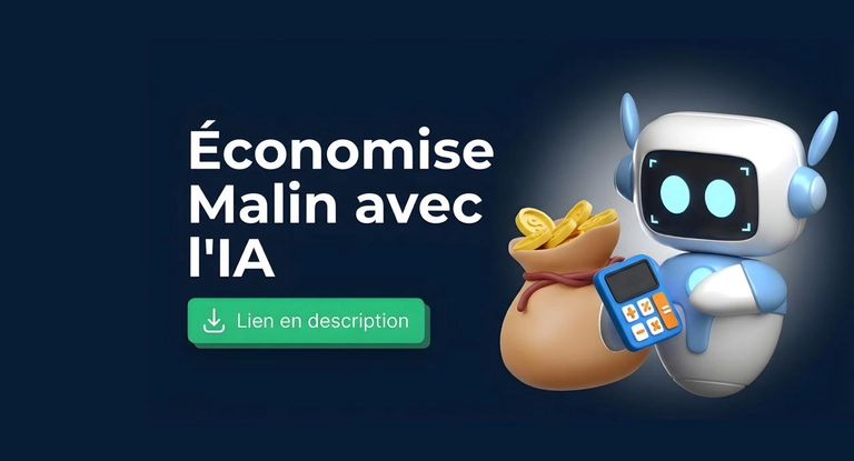 Économiser avec l'intelligence artificielle - robot assistant budget